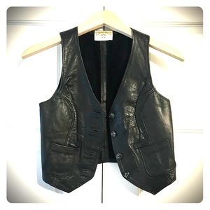 Vintage Genuine Leather Vest
